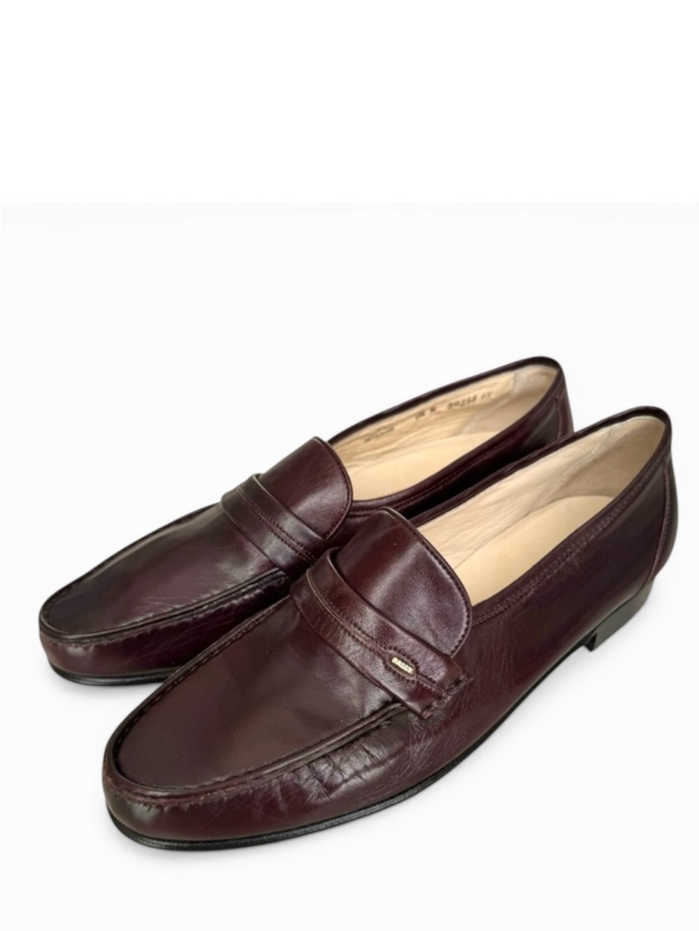 🆕 Bally Men’s Loafers Burgundy Italian Leather